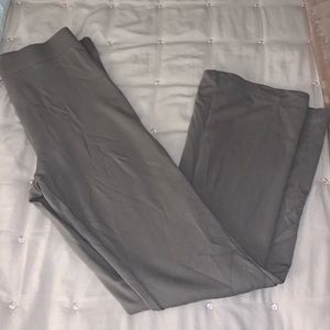 H&M basics grey/beige flared leggings size small